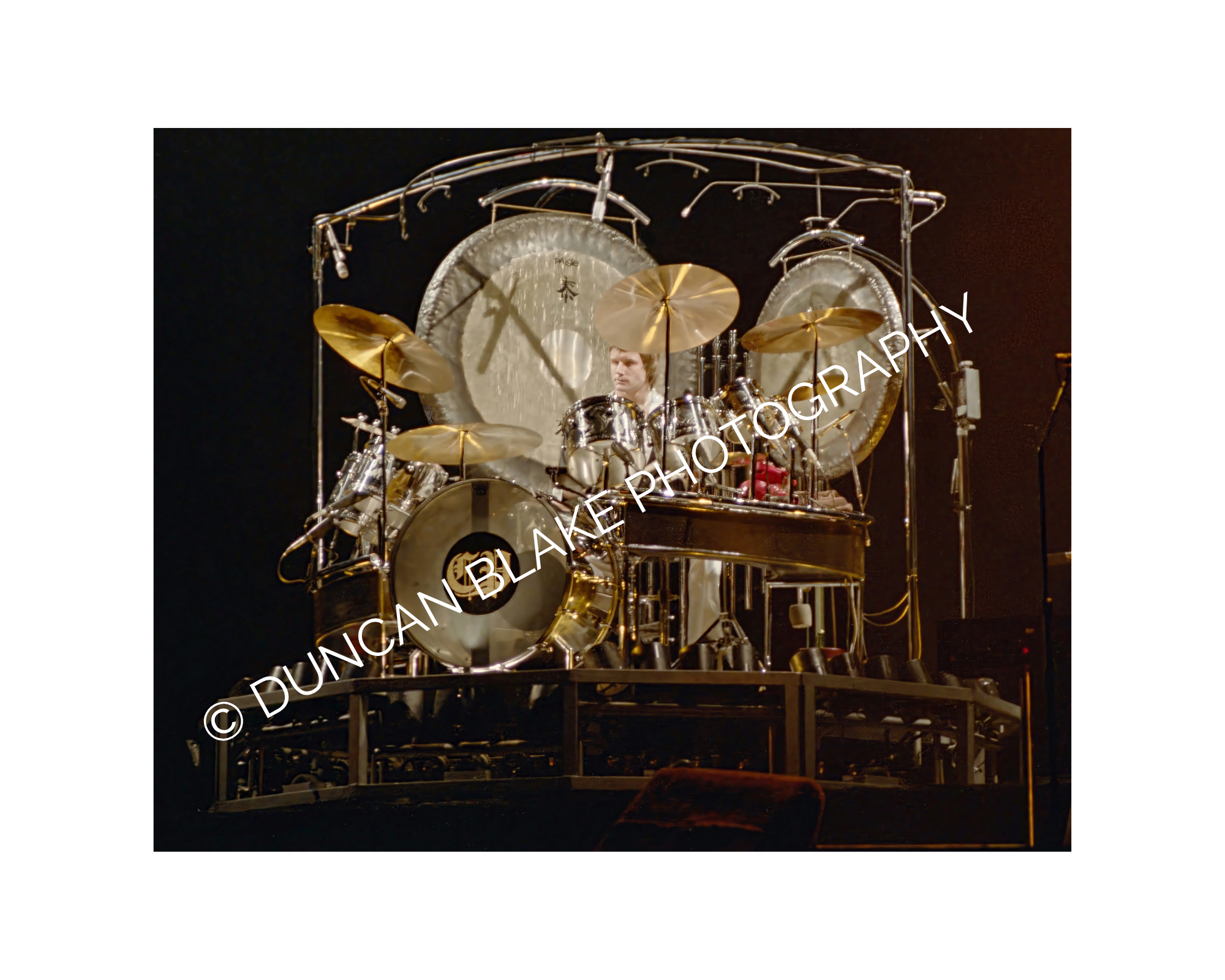 Carl Palmer of Emerson Lake & Palmer Limited Edition Photograph (1978) - Digital Download