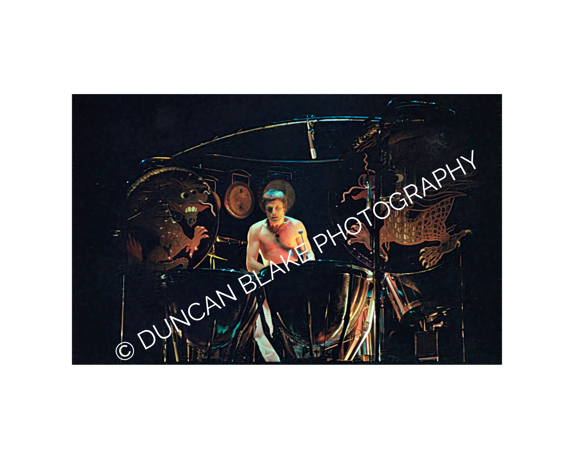 Carl Palmer of Emerson Lake & Palmer Limited Edition Photograph (1978) - Digital Download