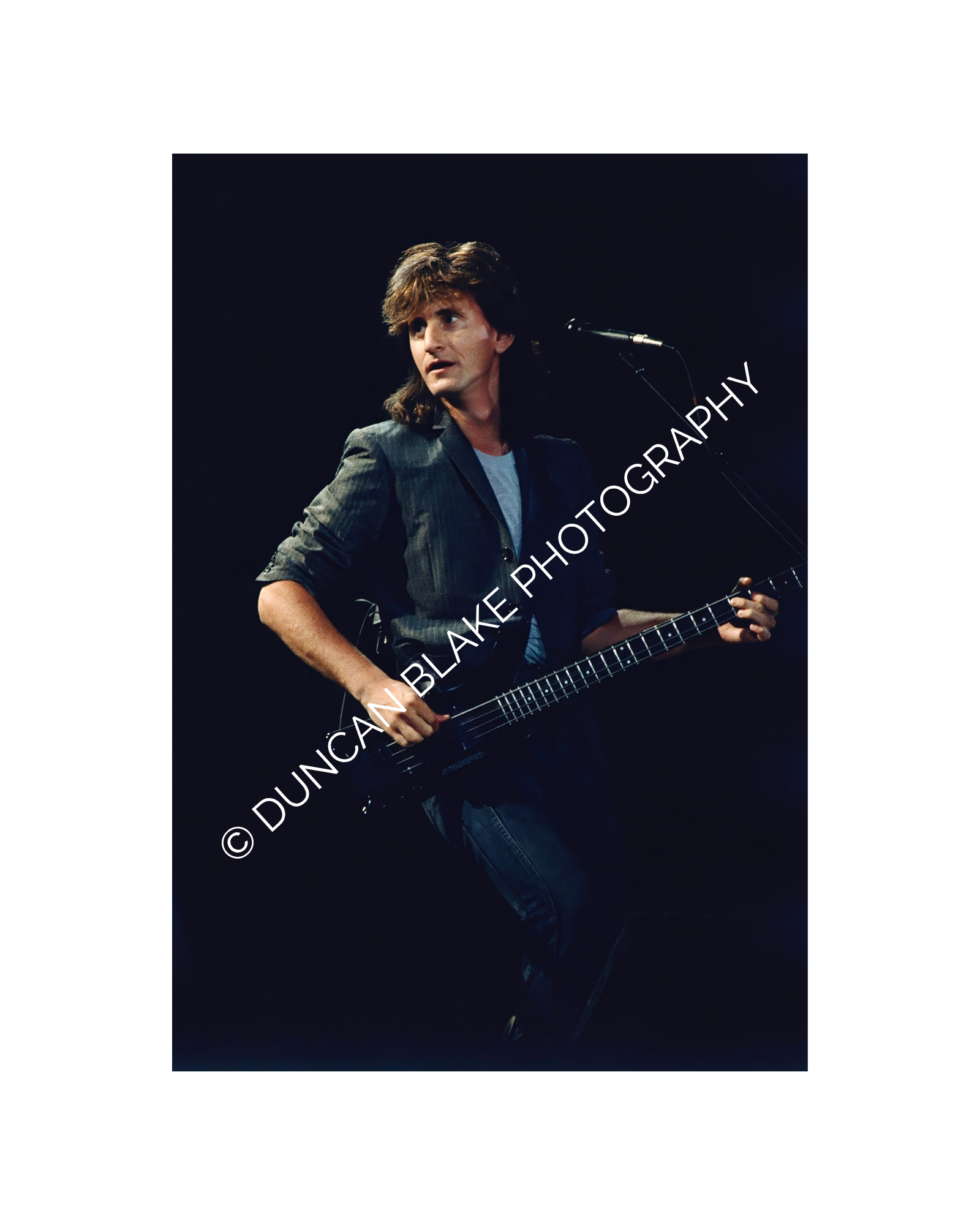 Getty Lee of Rush Limited Edition Photograph (1986) - Digital Download