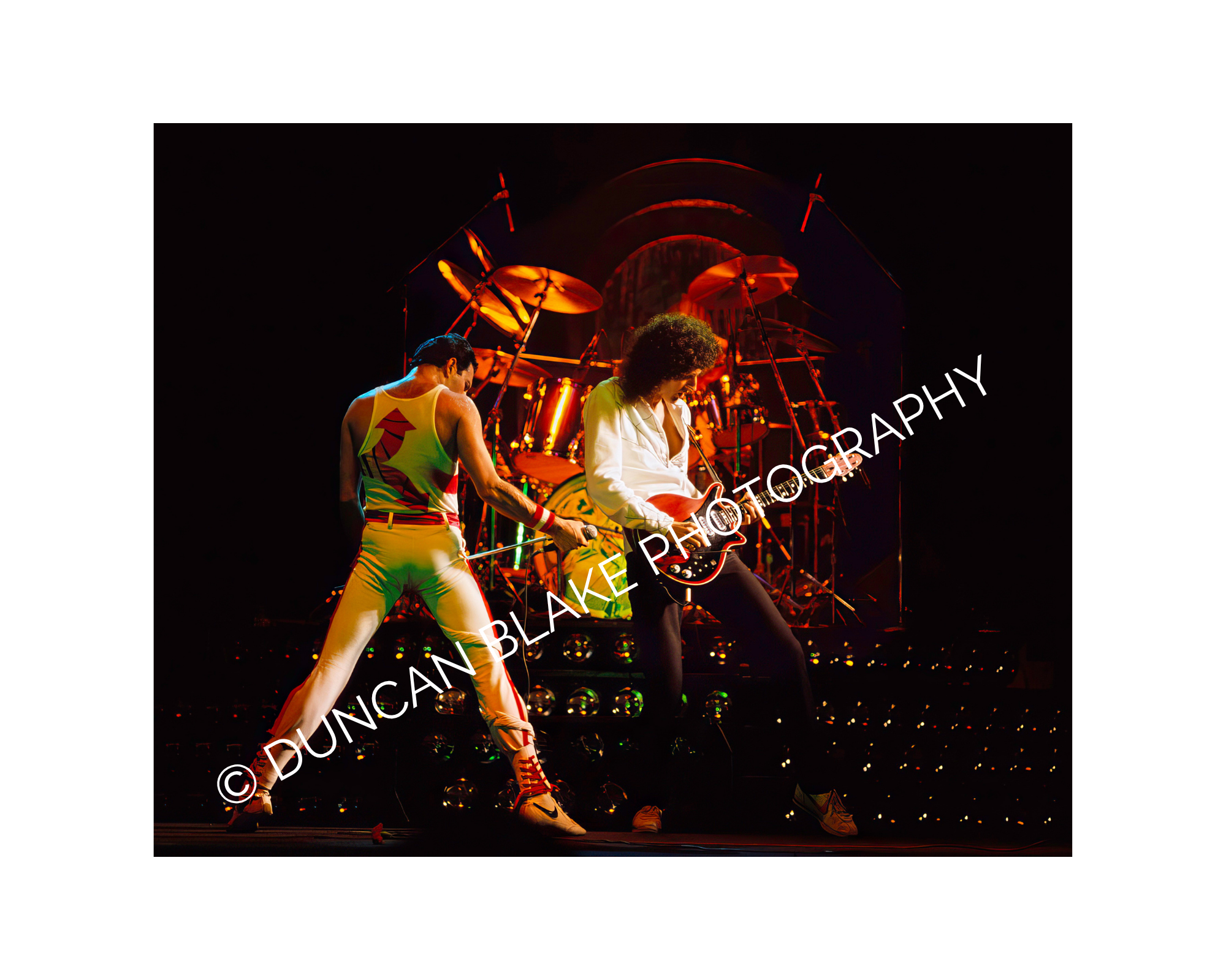 Freddie Mercury & Brian May of Queen Limited Edition Photograph (1982) - Digital Download