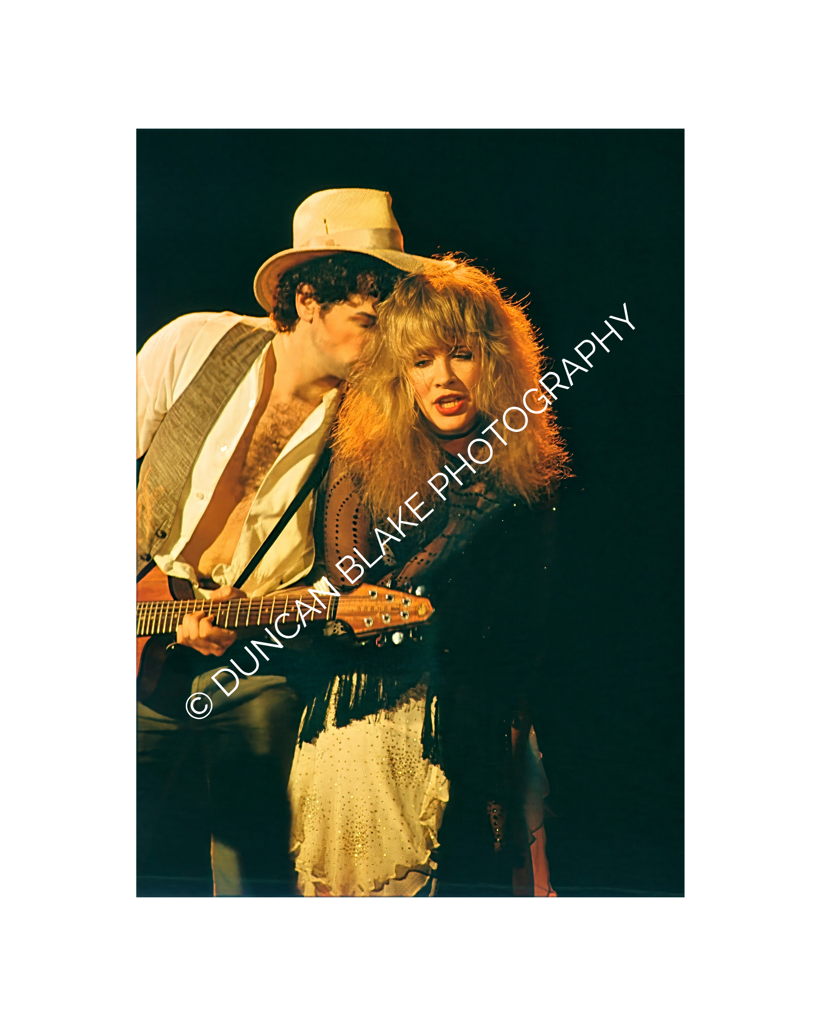 Stevie Nicks & Lindsey Buckingham of Fleetwood Mac Limited Edition Photograph (1982) - Digital Download