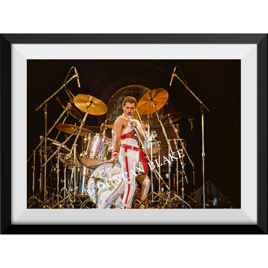 Freddie Mercury of Queen on Riser Limited Edition Photograph (1982)