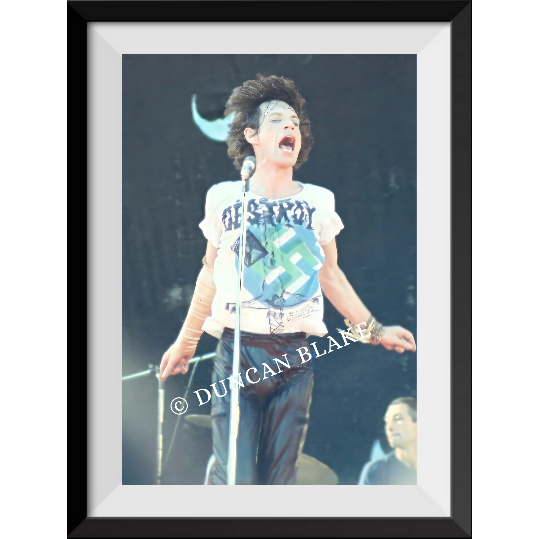 Mick Jagger of The Rolling Stones Limited Edition Photograph (1978)