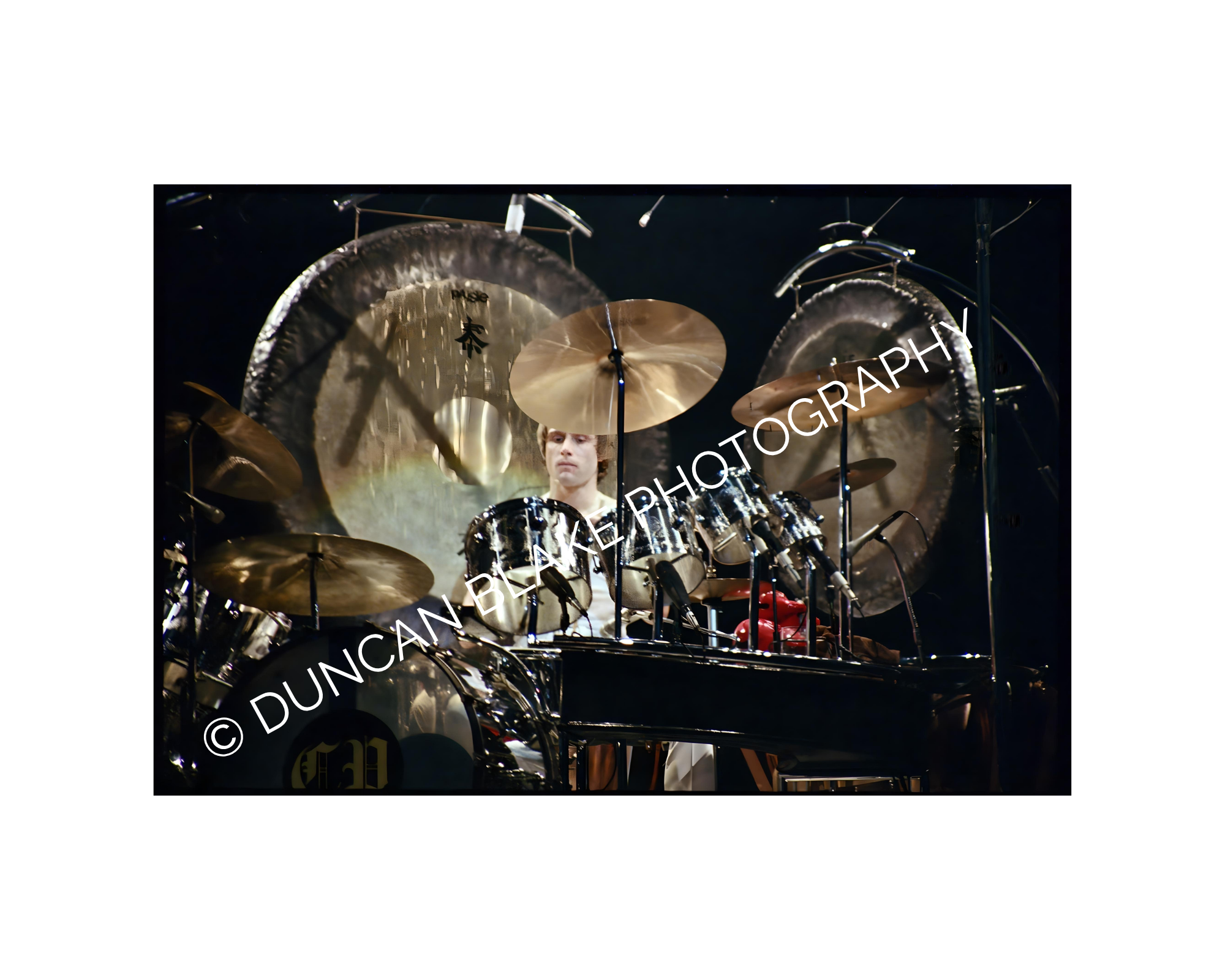 Carl Palmer of Emerson Lake & Palmer Limited Edition Photograph (1978) - Digital Download