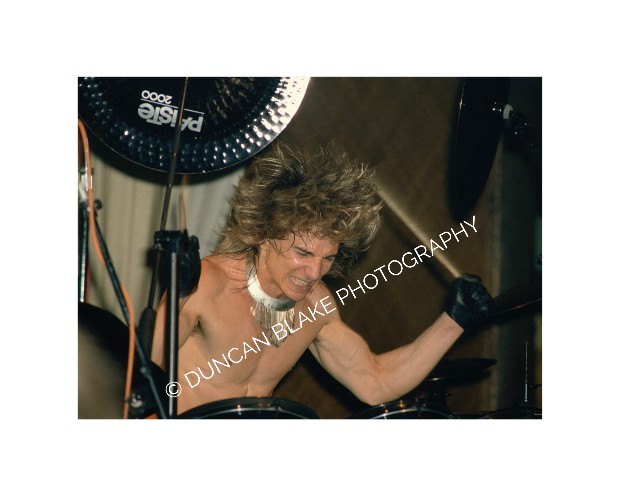 Terry Bozzio of Missing Persons Limited Edition Photograph (1986) - Digital Download