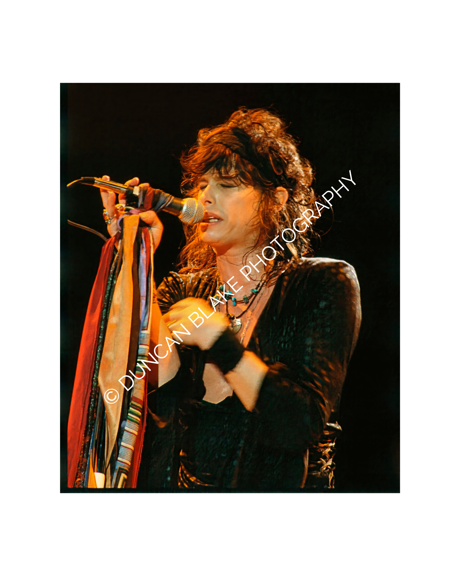 Steven Tyler of Aerosmith Limited Edition Photograph (1983) - Digital Download