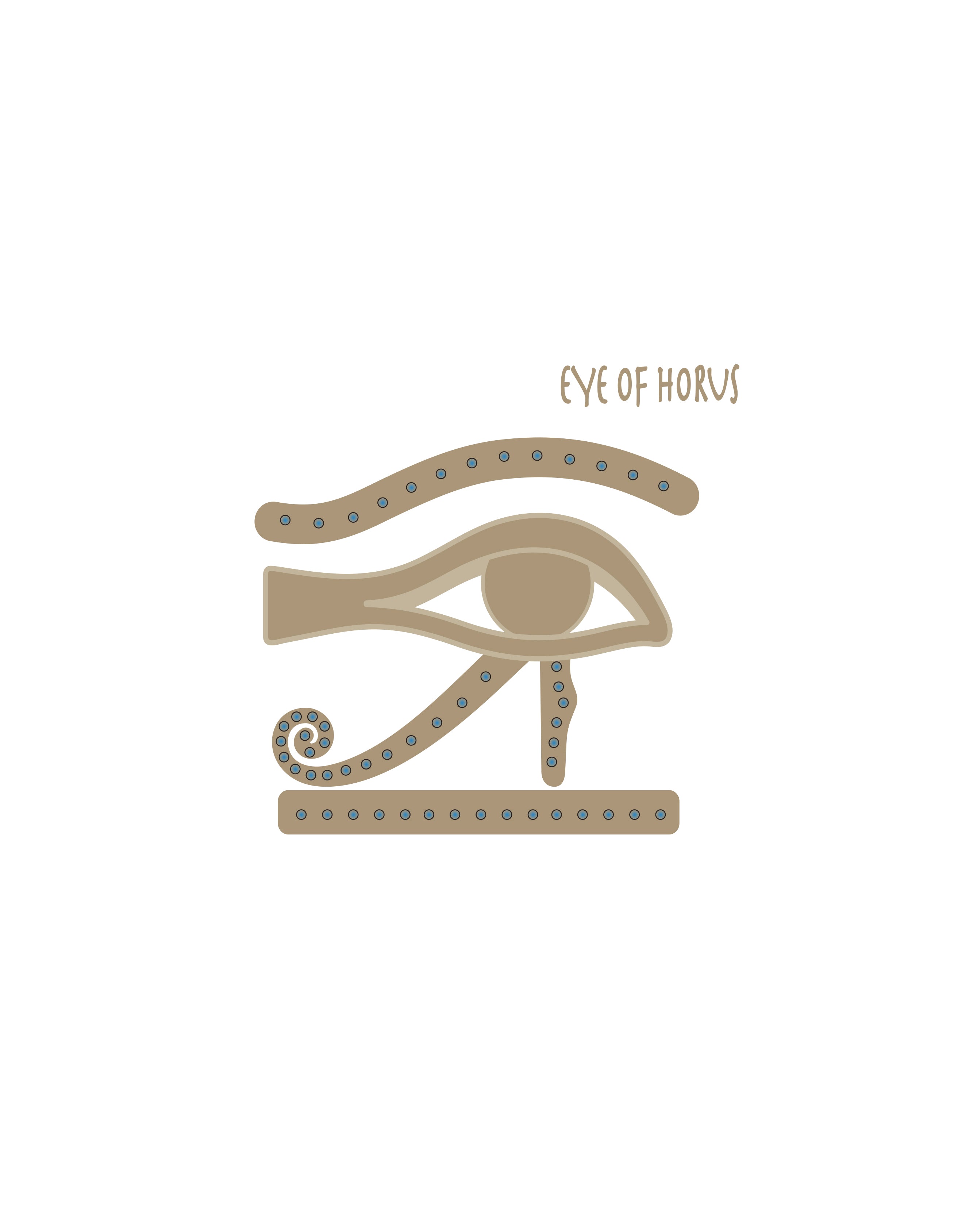 Womens Eye of Horus Long Sleeve