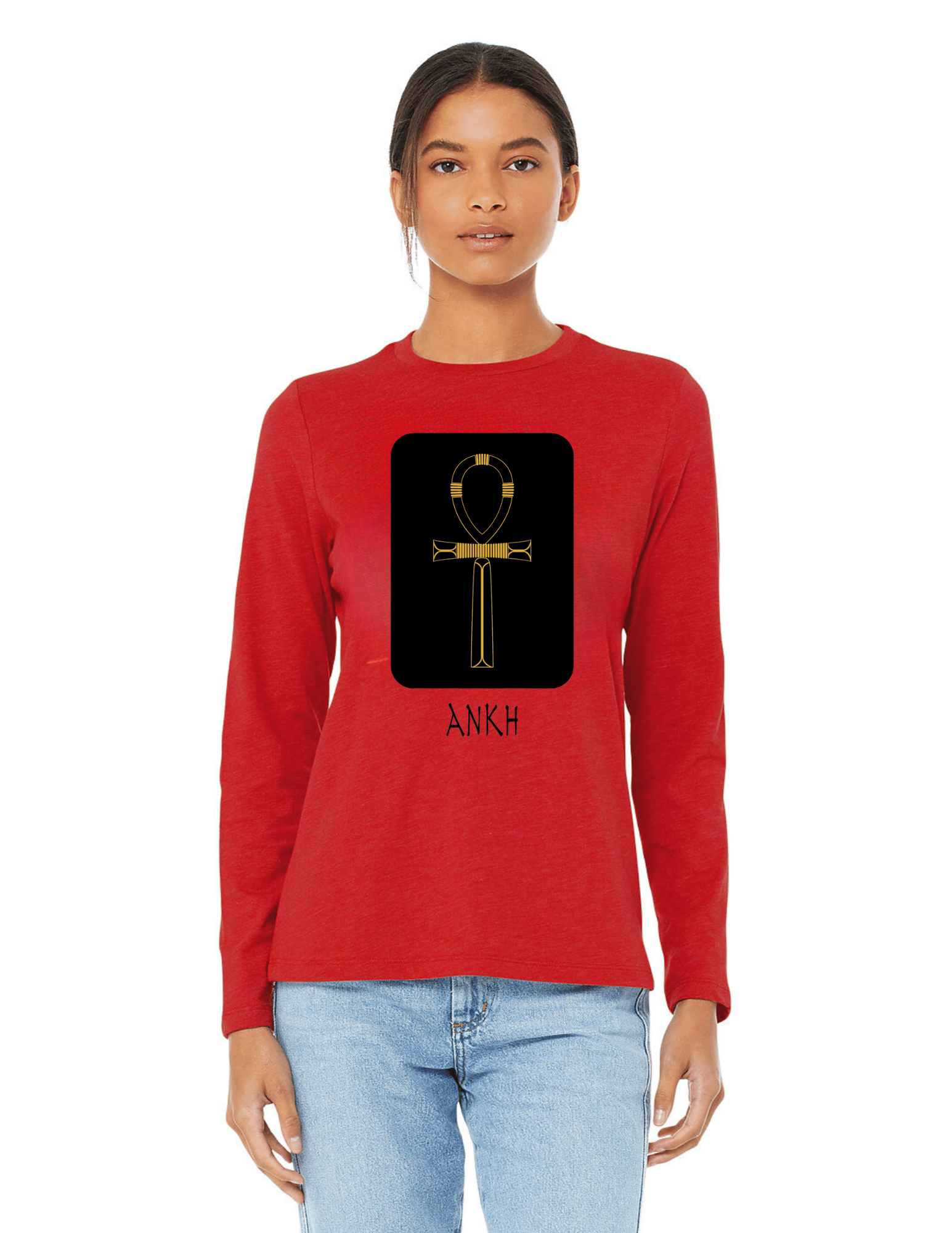 Womens Ankh Long Sleeve