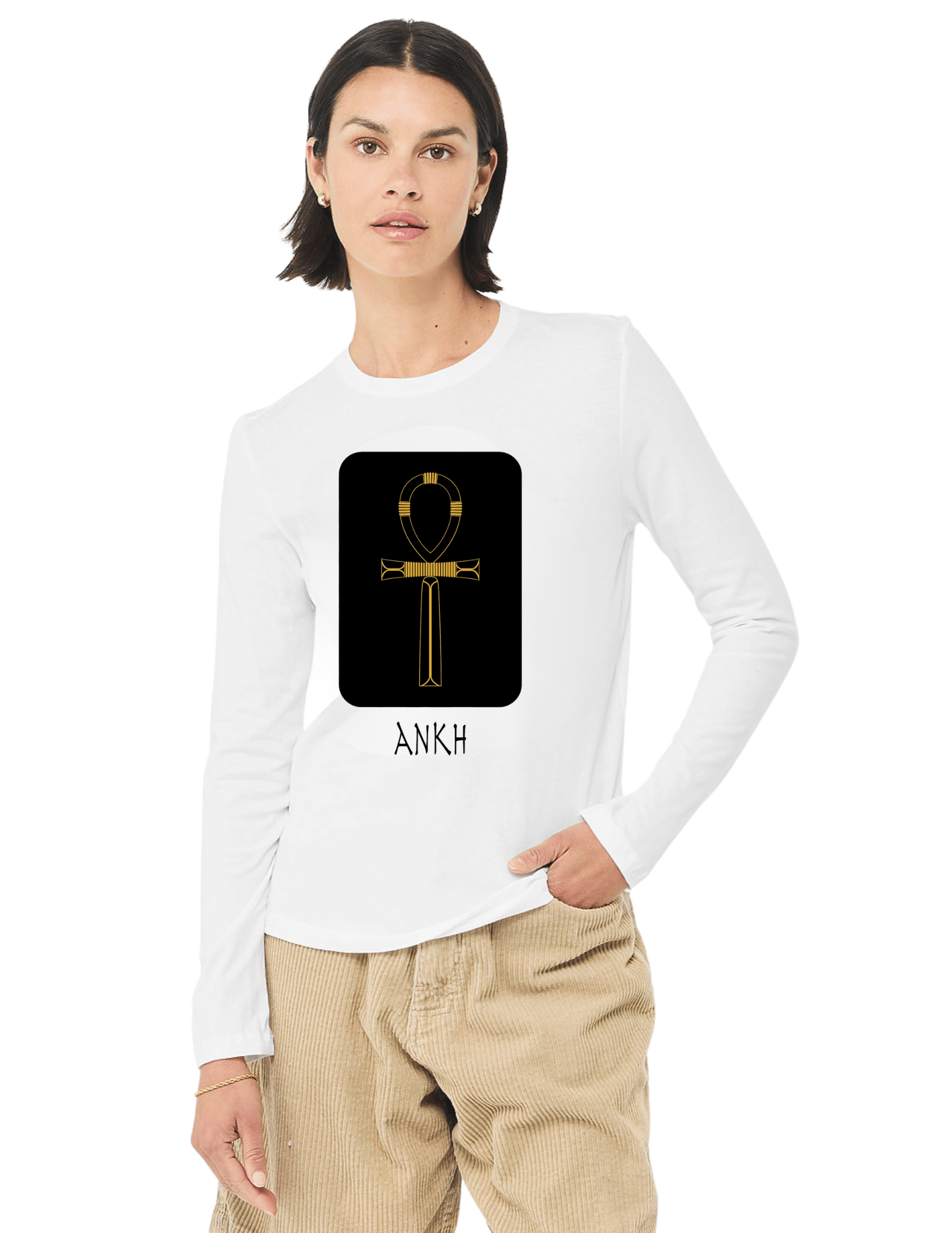 Womens Ankh Long Sleeve