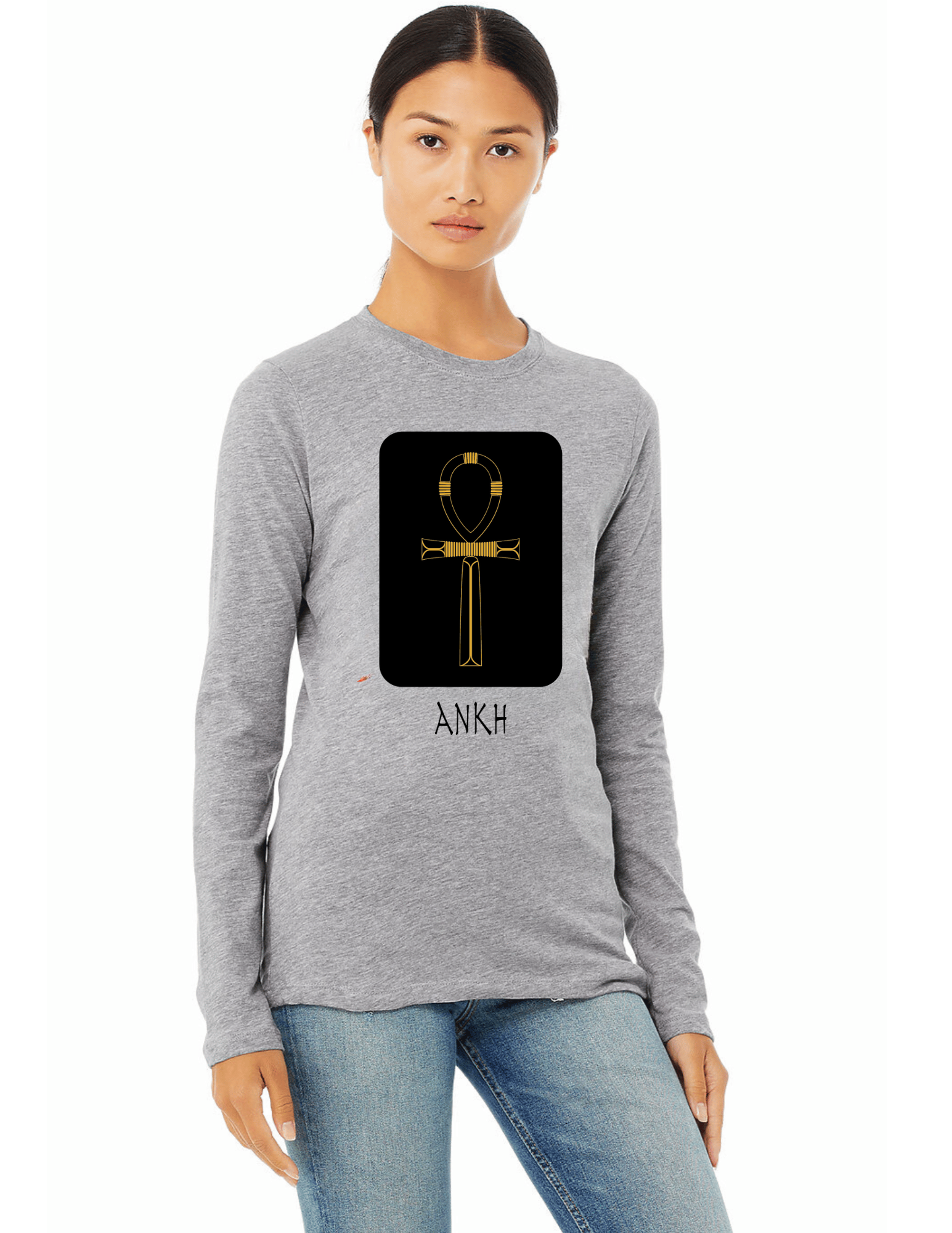 Womens Ankh Long Sleeve