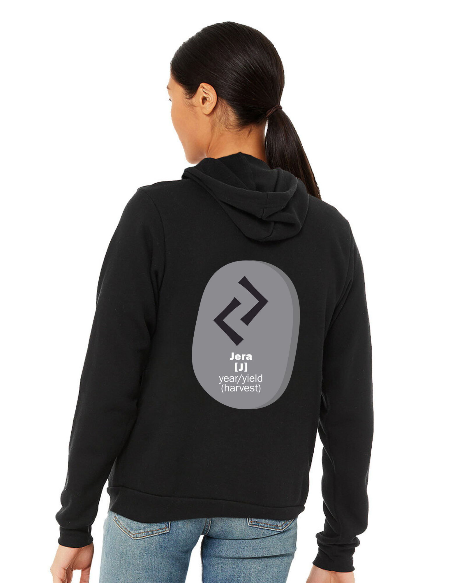 Womens Viking Jera Rune Zip-Up Hoodie