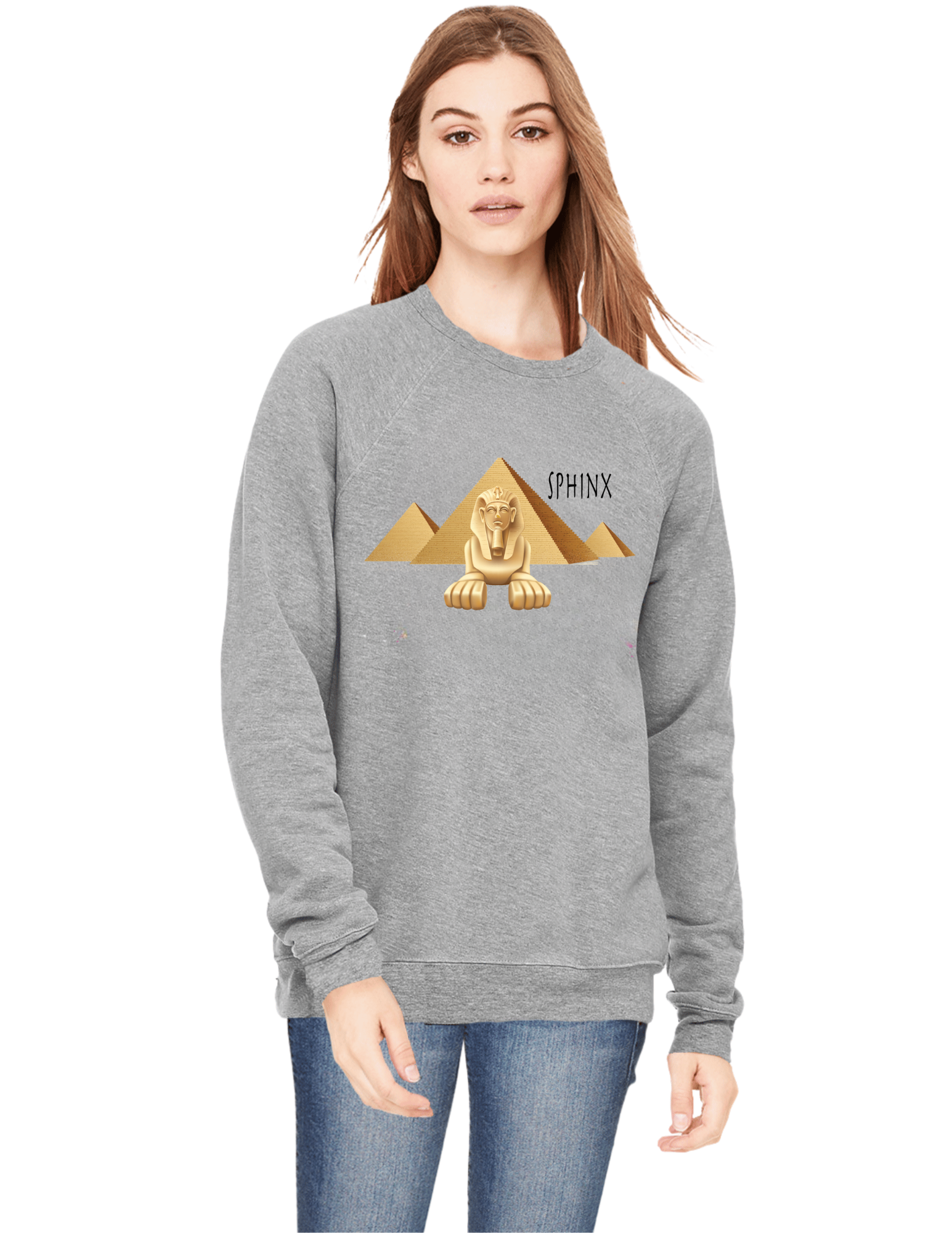 Womens Egyptian Sphinx Sweatshirt