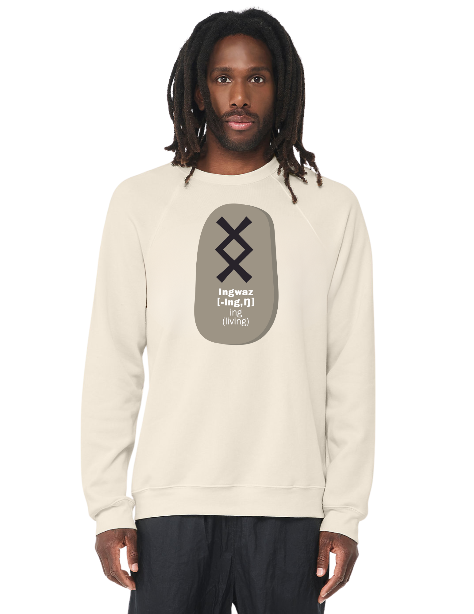 Mens Viking Ingwaz Rune Sweatshirt