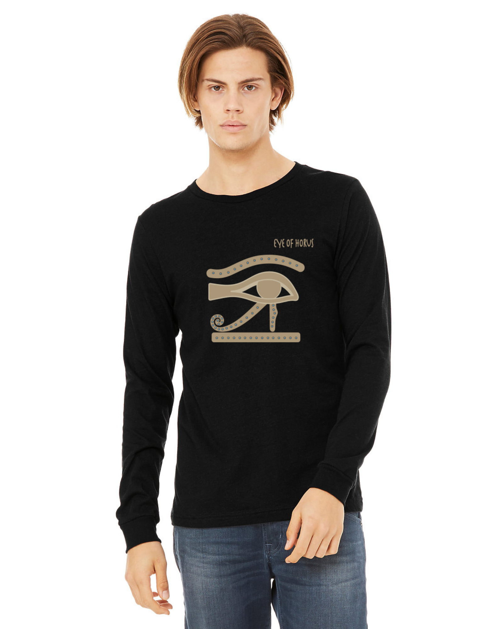 Mens Eye of Horus Long Sleeve