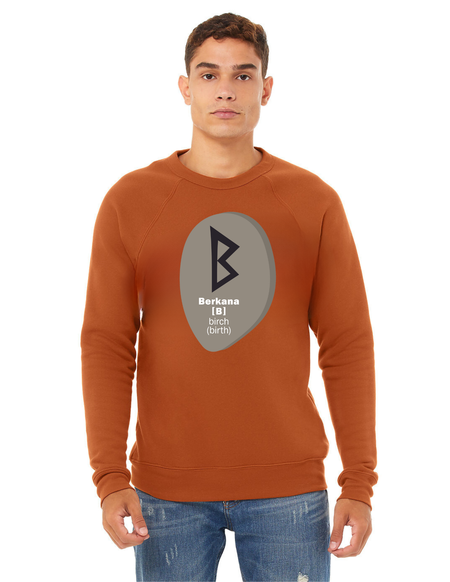 Mens Viking Berkana Rune Sweatshirt