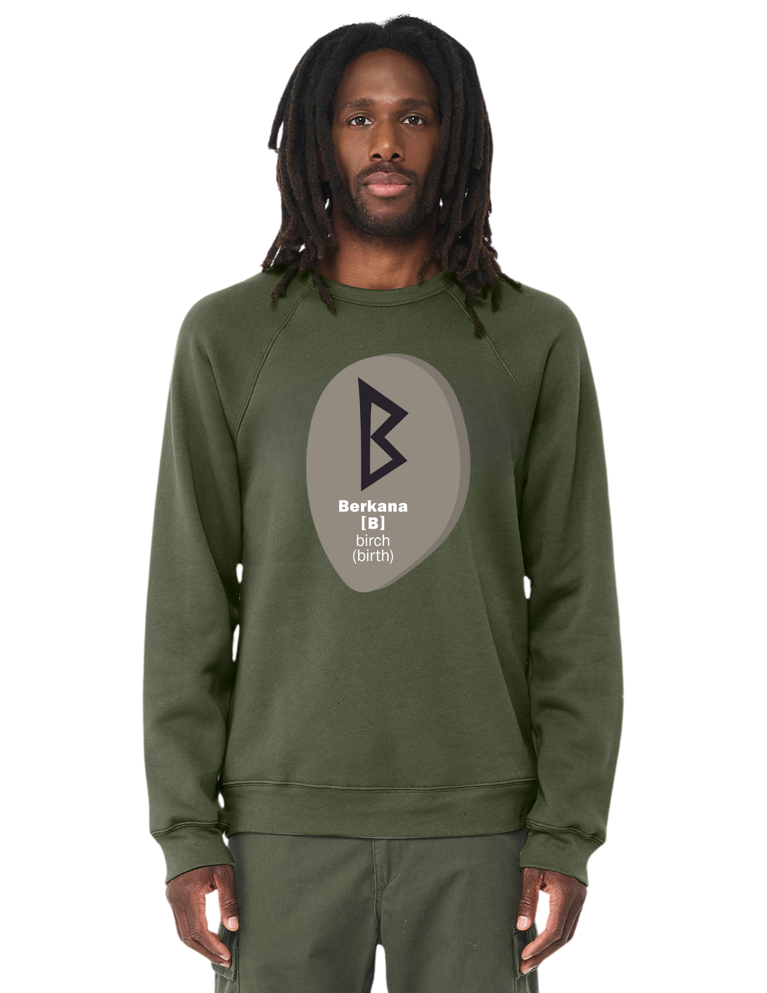 Mens Viking Berkana Rune Sweatshirt