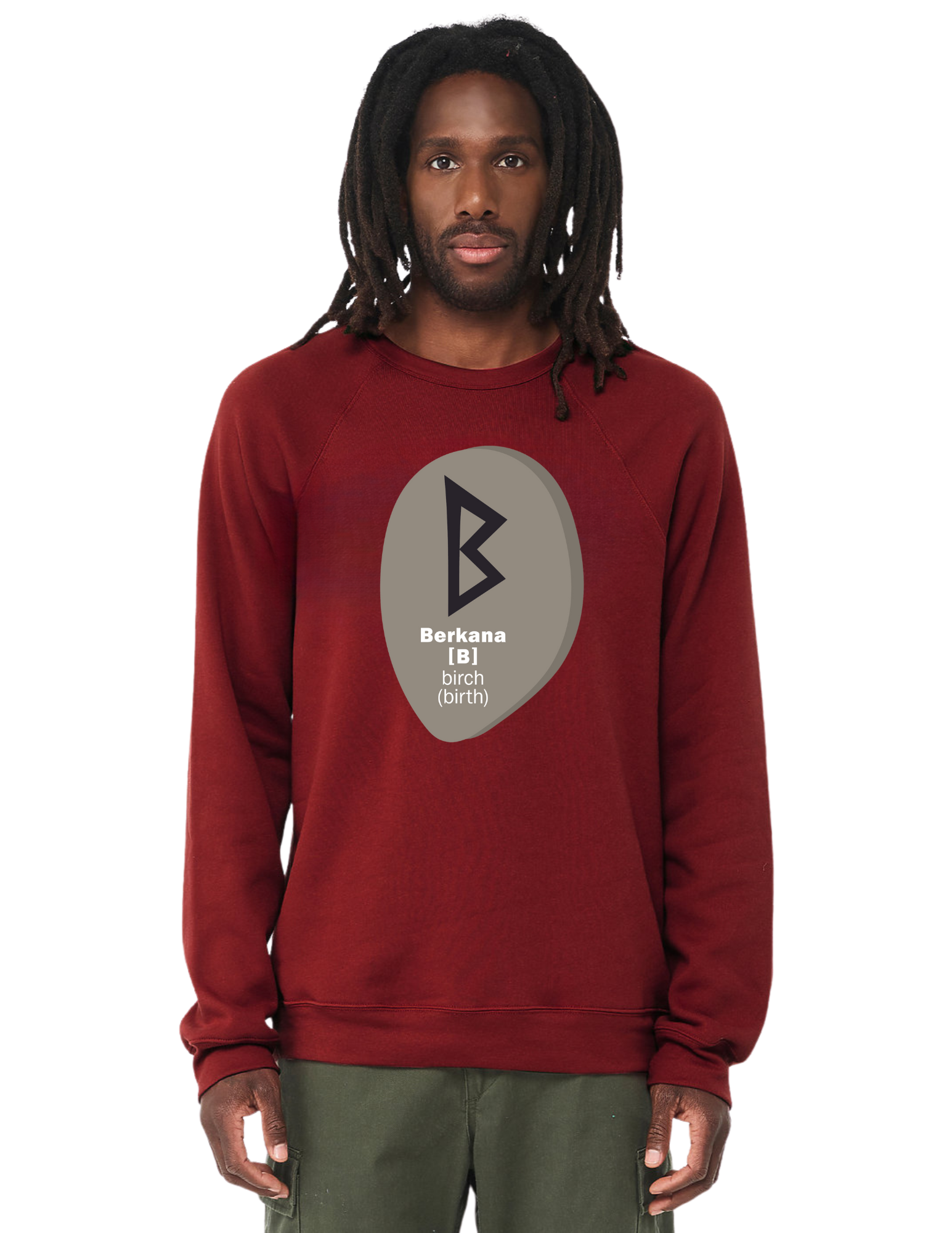 Mens Viking Berkana Rune Sweatshirt