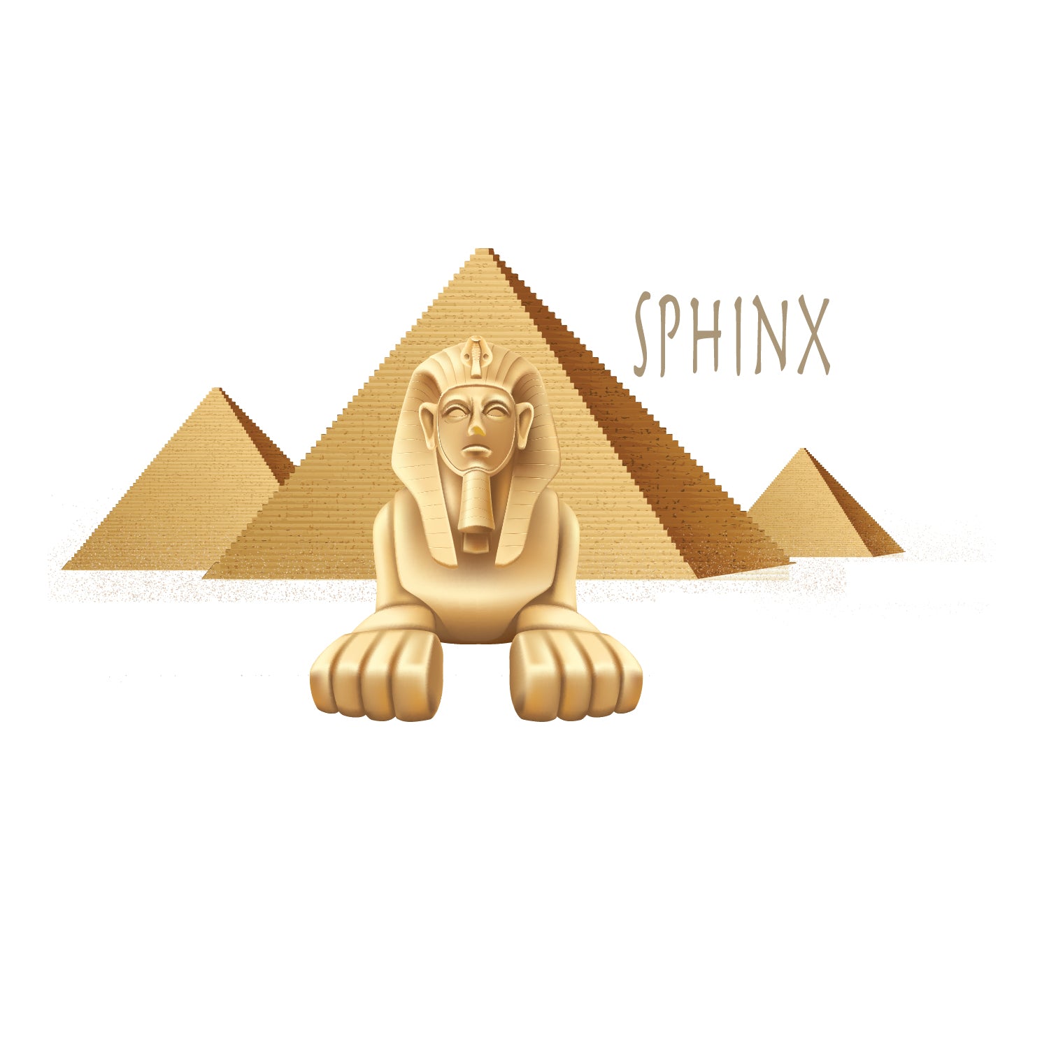 Mens Egyptian Sphinx Long Sleeve