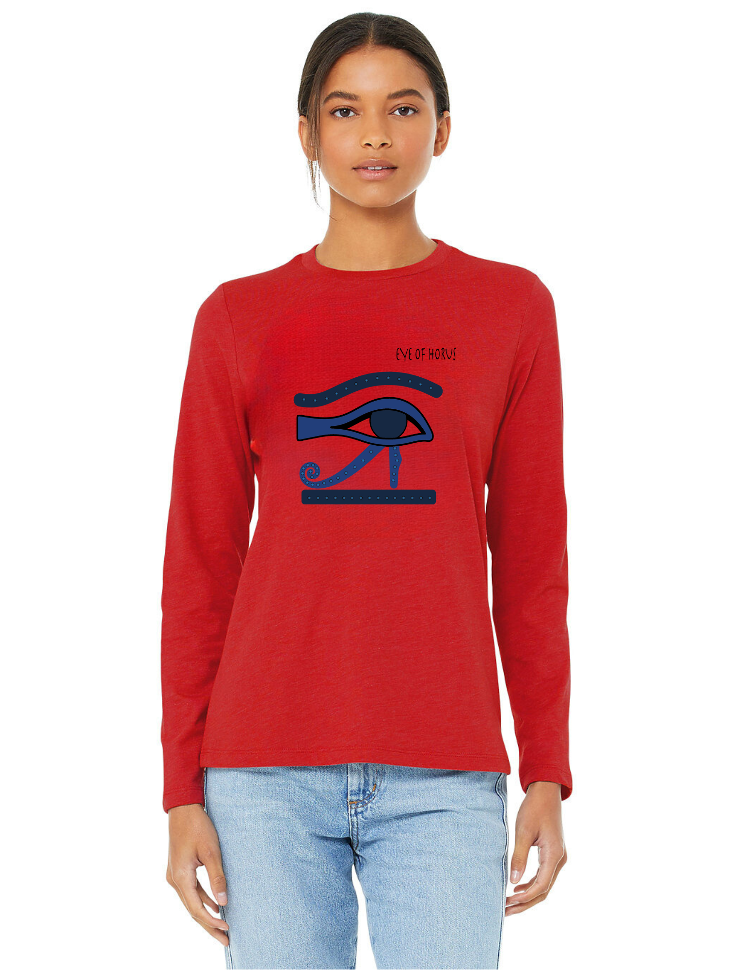 Womens Eye of Horus Long Sleeve