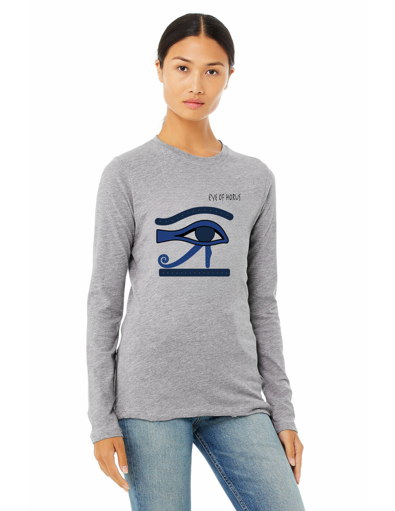 Womens Eye of Horus Long Sleeve