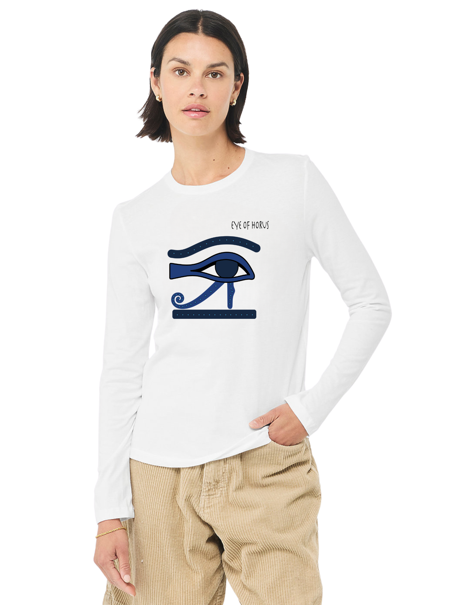 Womens Eye of Horus Long Sleeve